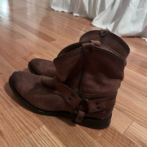 Frye Wyatt Harness Short Booties